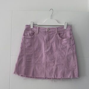 Rails Lilac A-Line Denim Mini Skirt